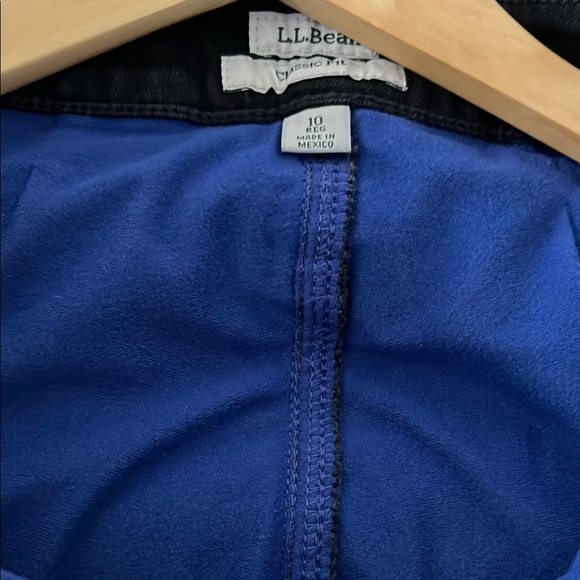 Fleece lined L.L. Bean Black Jeans Timeless Style - Picture 3 of 4